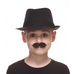 Puaro mustache for Kids, black 