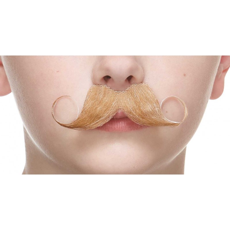 Detective mustache for Kids, blond