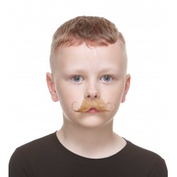 Detective mustache for Kids, blond