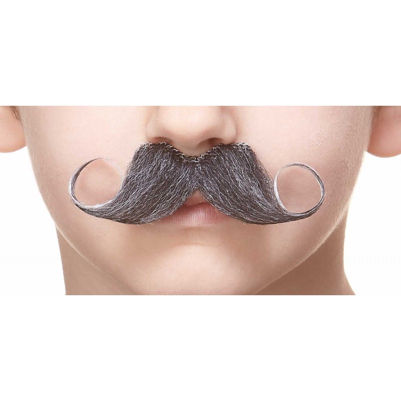 Detective mustache for Kids, salt and pepper 