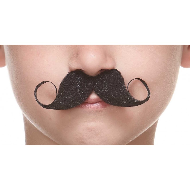 Detective mustache for Kids, black 