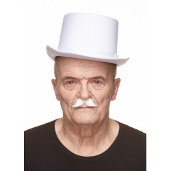 Mustache, white