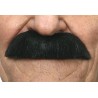 Mustache, black lustrous