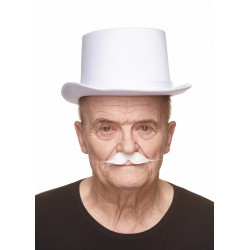 Mustache, white