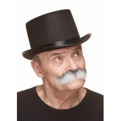Rocking Grandpas mustache, gray