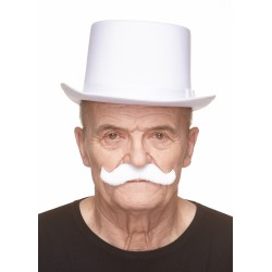 Mustache, white
