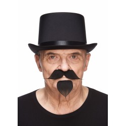 Mustache with a Goatee, black
