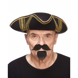 Mustache with a Goatee, black