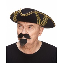 Mustache with a Goatee, black