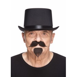 Mustache and beard, chestnut