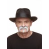 Grandpas mustache and beard, gray and white