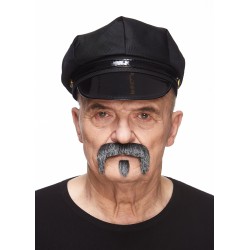 Grandpas mustache and beard, salt and pepper