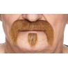 Mustache and beard, chestnut