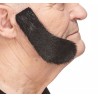 Mutton Chops sideburns, black lustrous 