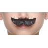 Spy mustache for Kids, black lustrous 