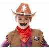 Spy mustache for Kids, black lustrous 