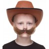 Fishermans mustache for Kids, brown 