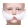 Fishermans mustache for Kids, white