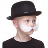 Fishermans mustache for Kids, white