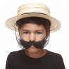 Fishermans mustache for Kids, black 
