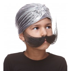 Fishermans mustache for Kids, black 