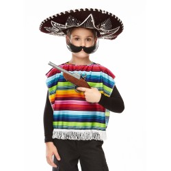 Fishermans mustache for Kids, black 