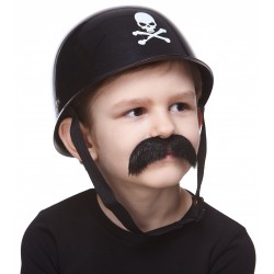 Walrus mustache for Kids, black lustrous