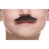 Policeman mustache for Kids, black lustrous