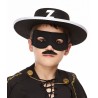 Policeman mustache for Kids, black lustrous