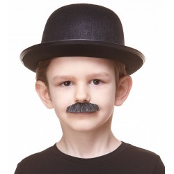 Policeman mustache for Kids, salt and pepper