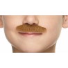 Policeman mustache for Kids, chestnut 