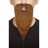 Philosopher mustache and beard for Kids, brown 