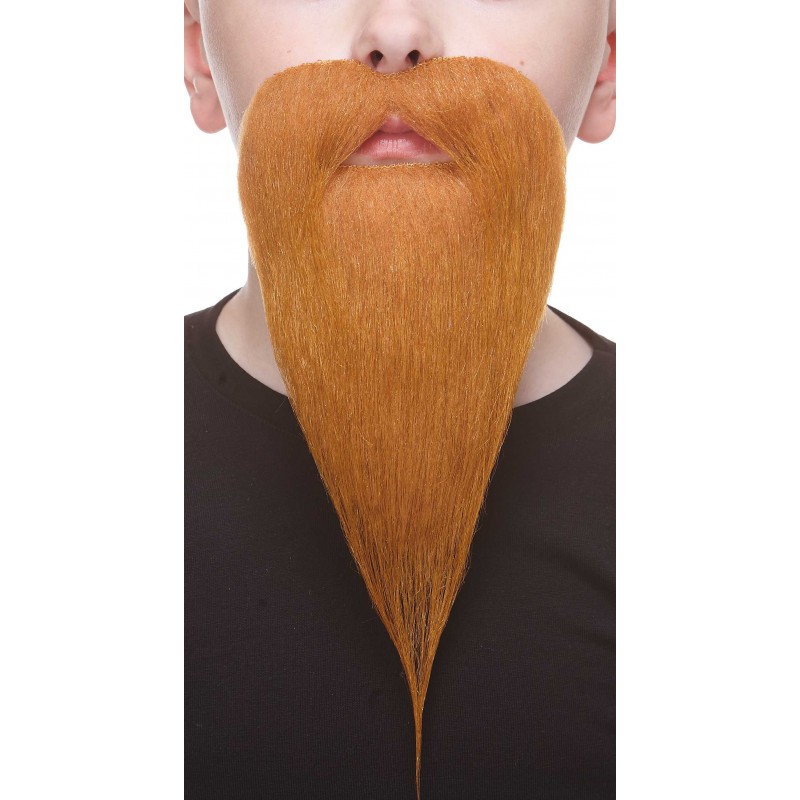 Philosopher mustache and beard for Kids, ginger