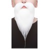 Philosopher mustache and beard for Kids, white