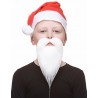 Philosopher mustache and beard for Kids, white
