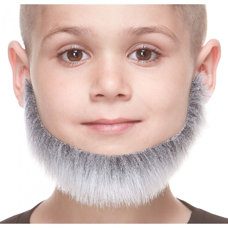 Morman beard for Kids, gray and white