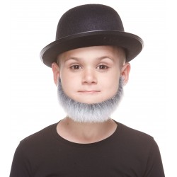 Morman beard for Kids, gray and white
