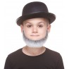 Morman beard for Kids, gray and white