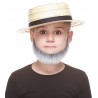 Morman beard for Kids, gray and white