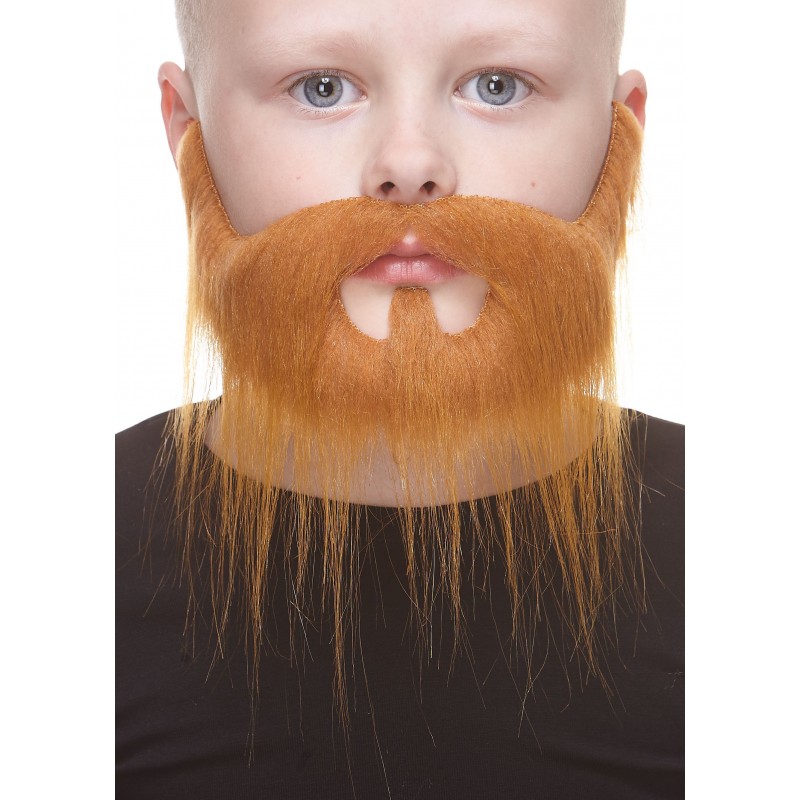 Nomad mustache and beard for Kids, ginger