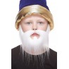 Nomad mustache and beard for Kids, white 