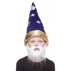 Nomad mustache and beard for Kids, white 