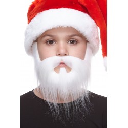 Nomad mustache and beard for Kids, white 