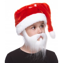 Nomad mustache and beard for Kids, white 