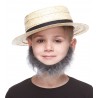 Morman mustache and beard for Kids, salt and pepper