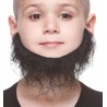 Morman mustache and beard for Kids, black