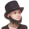 Morman mustache and beard for Kids, black