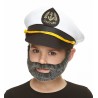 Nobleman mustache and beard for Kids, salt and pepper