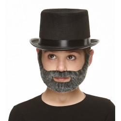 Nobleman mustache and beard for Kids, salt and pepper