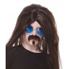 Zappa mustache and beard for Kids, black lustrous